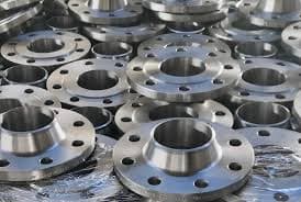 Stack of forged weld-neck flanges